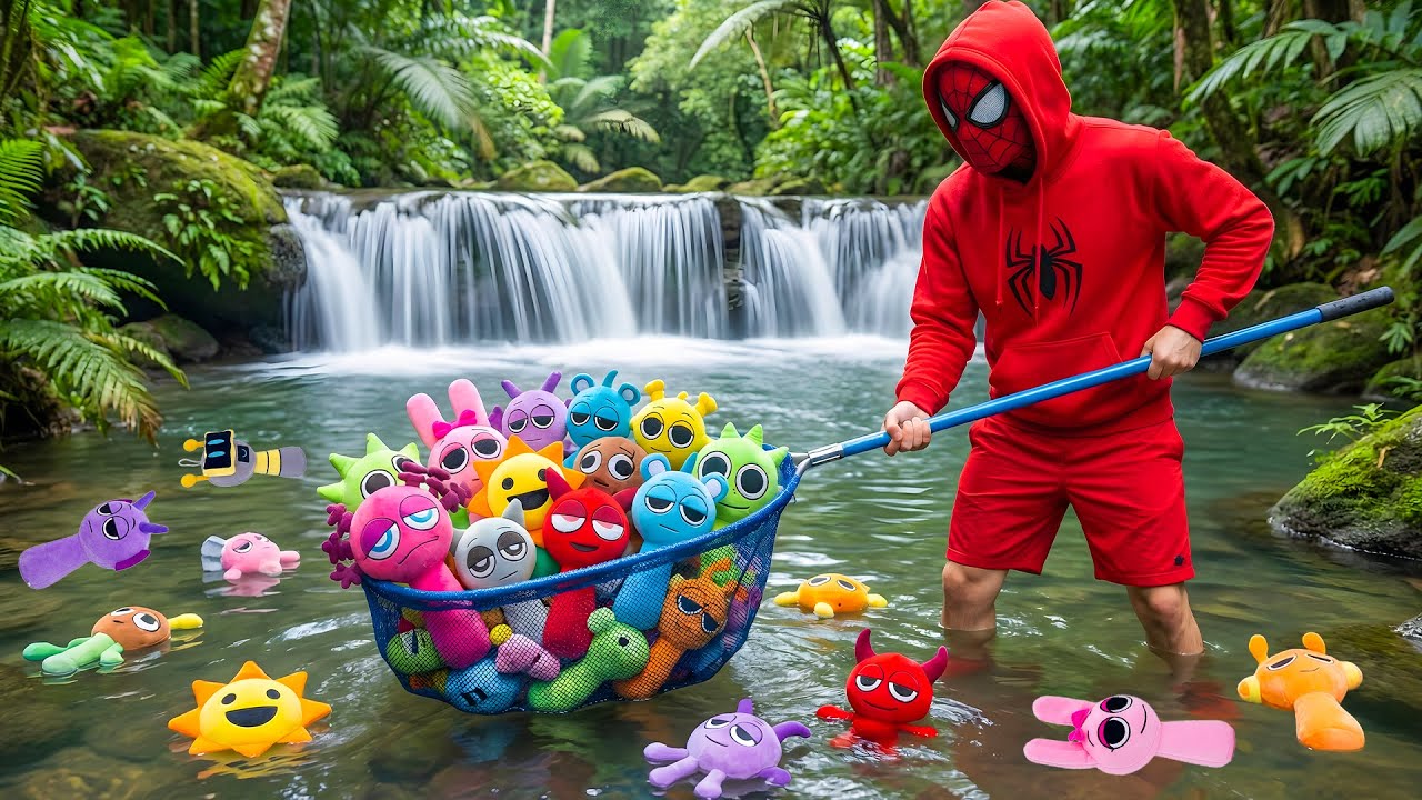 Spider-Man FOUND Something In The Waterfall! Is It Sprunki? 😱