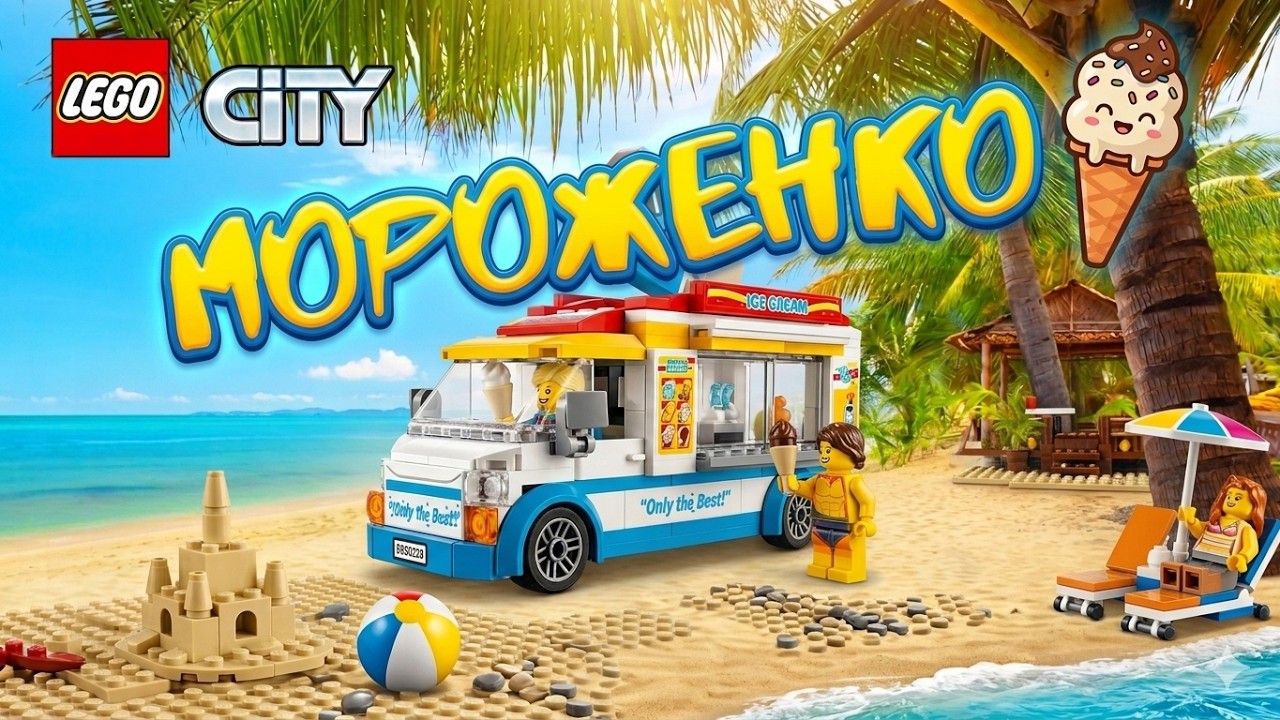 В погоню за мороженым - Обзор LEGO CITY 60253 🍨 #lego #city #thefijlego