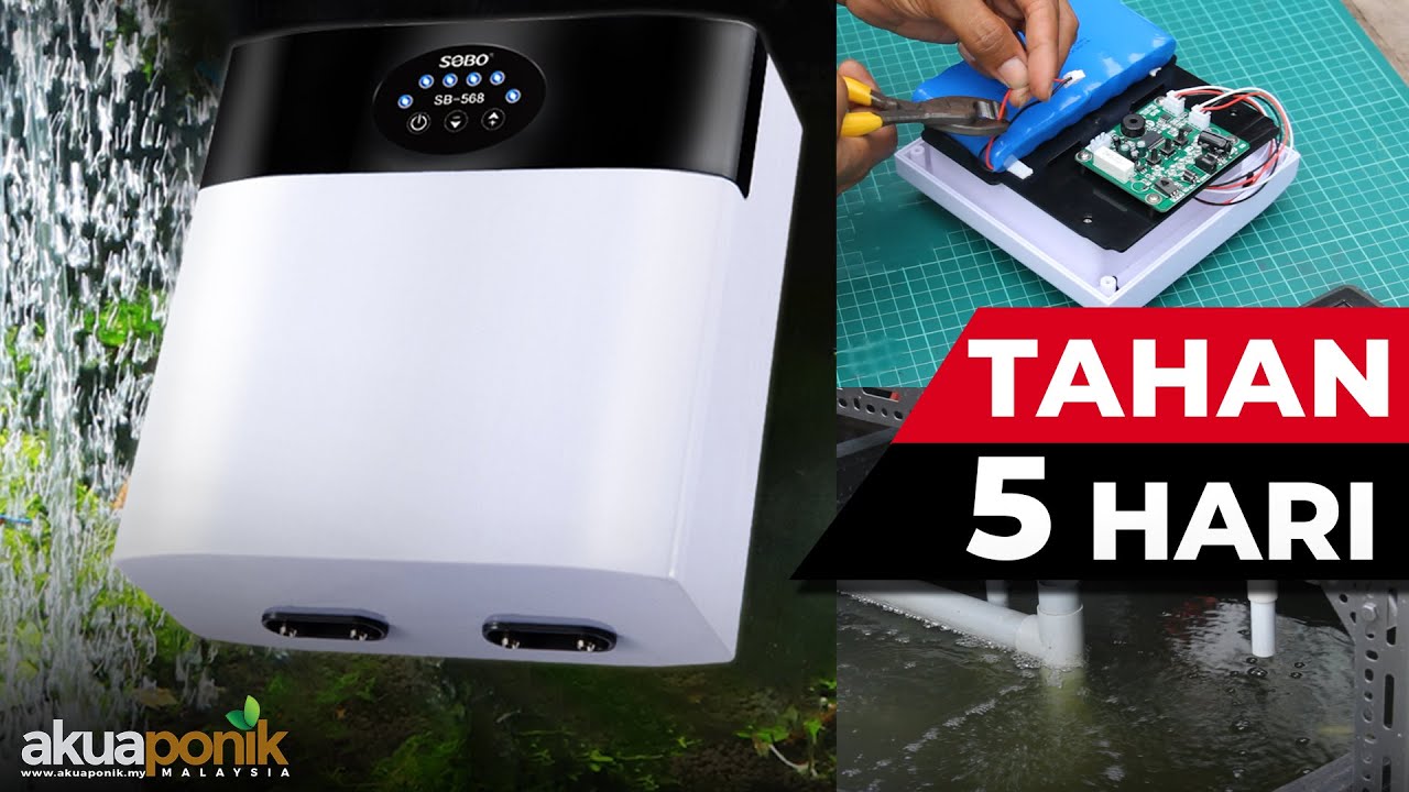 SOBO SB-568 | Pam Oksigen AC/DC | Bateri Tahan 5 Hari | Unboxing, Review & Bongkar Kasi Barai!