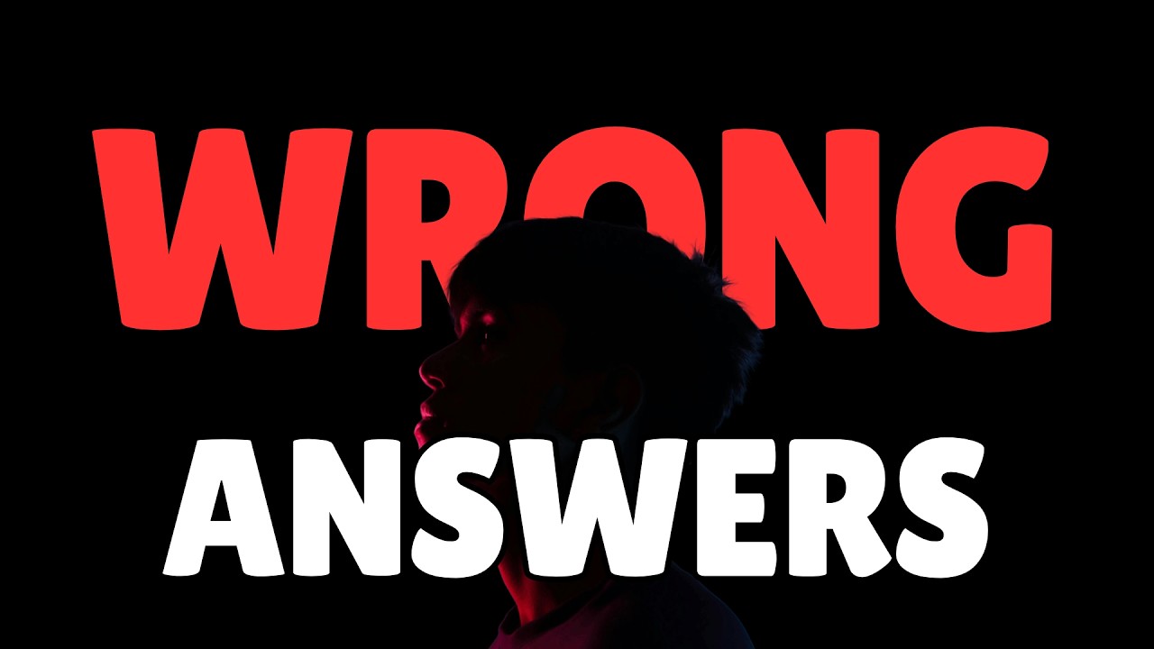 Social Skills Exercise For Humor - Wrong Answers Only