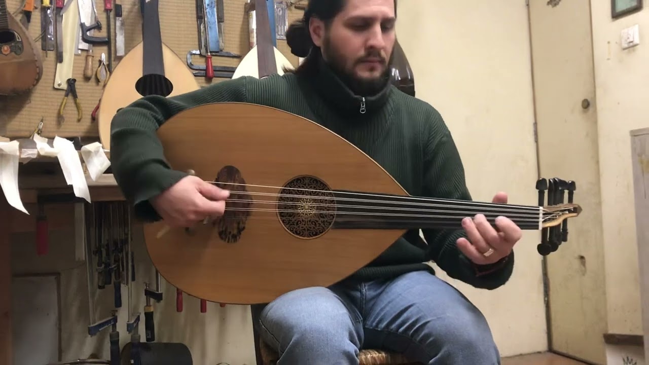 Long scale arabic oud 61,5cm walnut-bubinga olayed by ILIAS