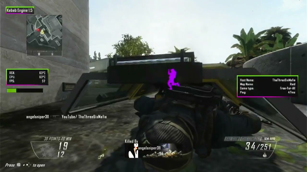 ThaThree6ixMafia VS angelsniper311 (BO2 HVH) Who Will Win???