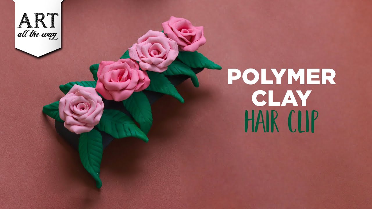 Polymer Clay Hair Clip | Hairclip Ideas | DIY Hair Accessories | Fashion Design | Floral Hairclips
