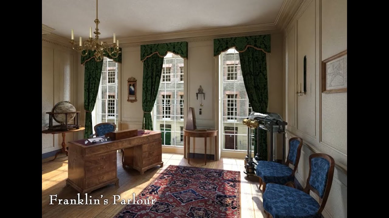 What did Benjamin Franklin House look like in the 18th century?