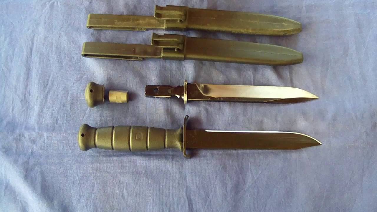 Glock Feldmesser - Befestigung von Klinge und Griff