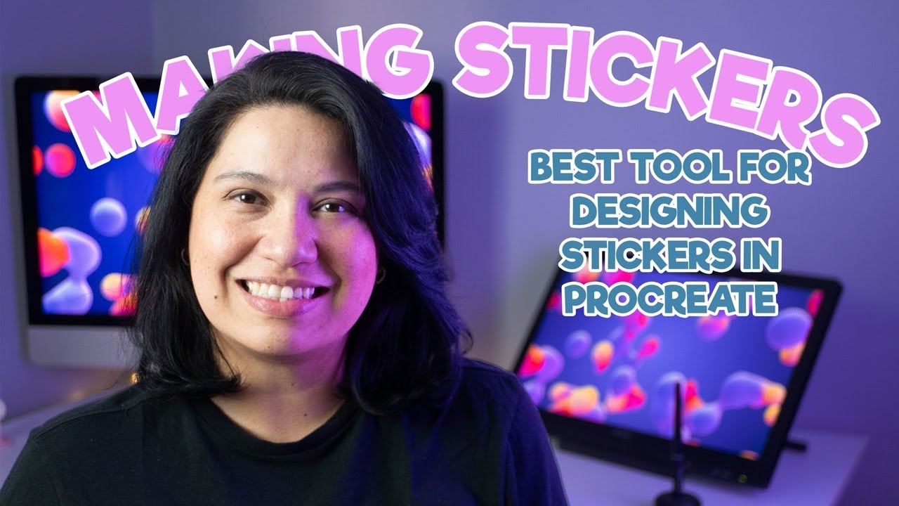 HOW TO MAKE STICKERS IN PROCREATE |  Stickers Made Easy Brushes