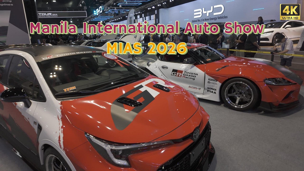 MIAS  2026 | Full walkaround of the Manila International Auto Show | 4K | Walking tour