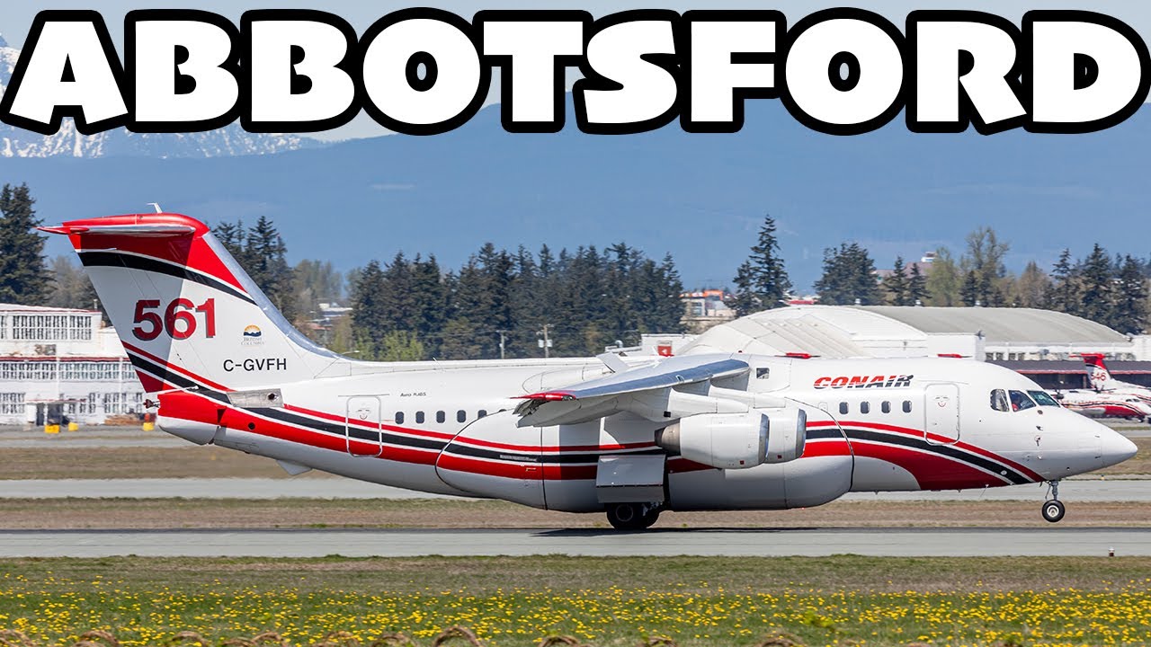 Abbotsford Plane Spotting Action: C-130, Firefighting RJ85, Dash 8 and more at YXX / CYXX!