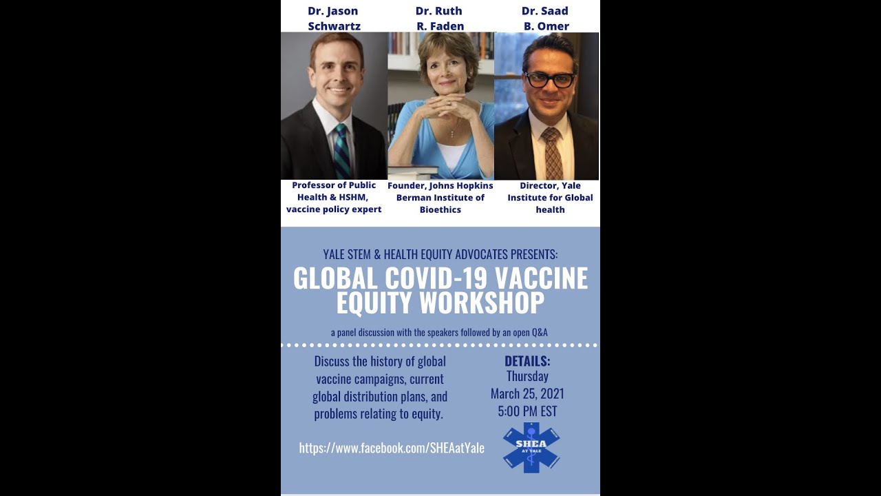 Global COVID-19 Vaccine Equity Workshop