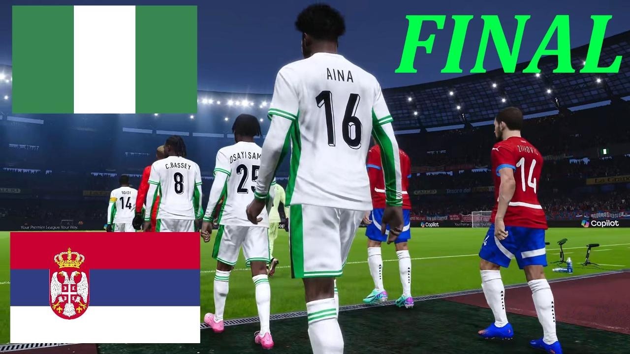 Nigeria vs Serbia - 2026 FIFA World Cup Final - Full Match Simulation PES