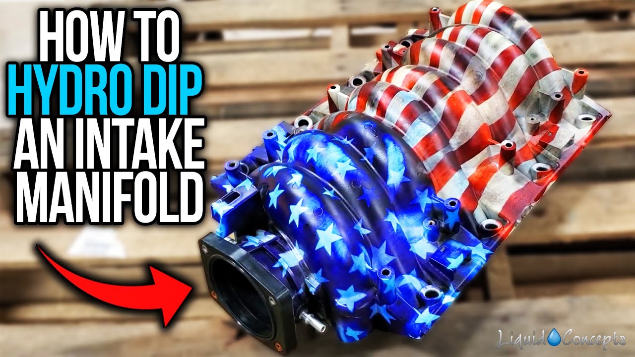 HOW TO HYDRO DIP AN INTAKE MANIFOLD | Liquid Concepts | Weekly Tips and Tricks
