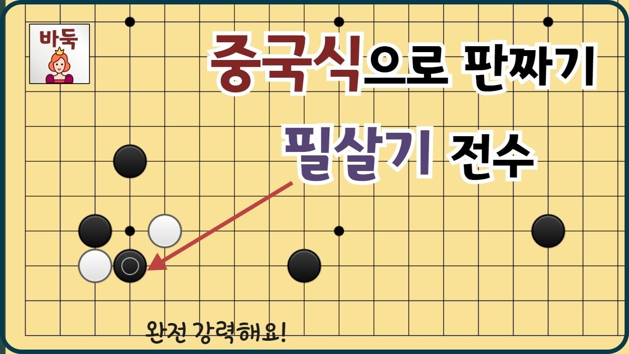 바둑 포석 판짜기 -  중국식 이렇게 사용해보세요~ 필살기 방출