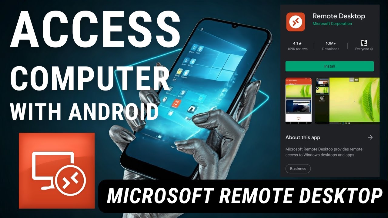 Control Your PC from Your Phone (Remotely Access PC via Android)