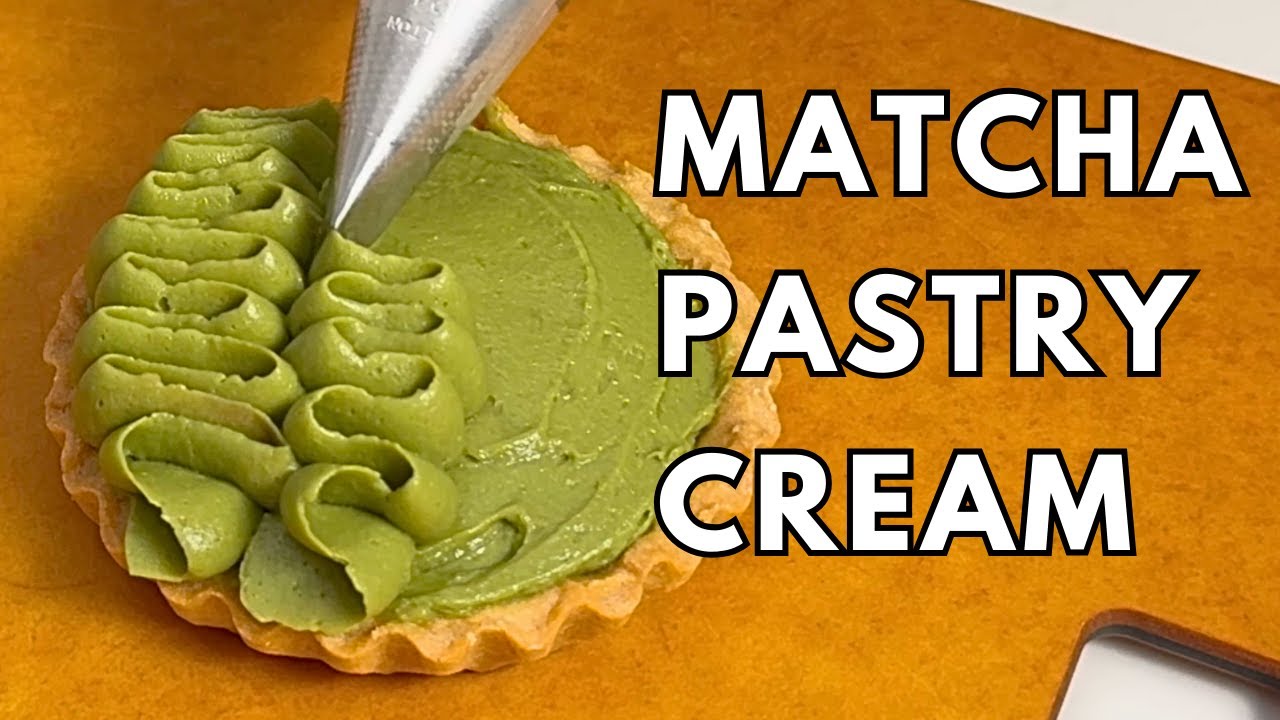 How to Make Silky Matcha Pastry Cream | Perfect for Tarts, Pastries & More!