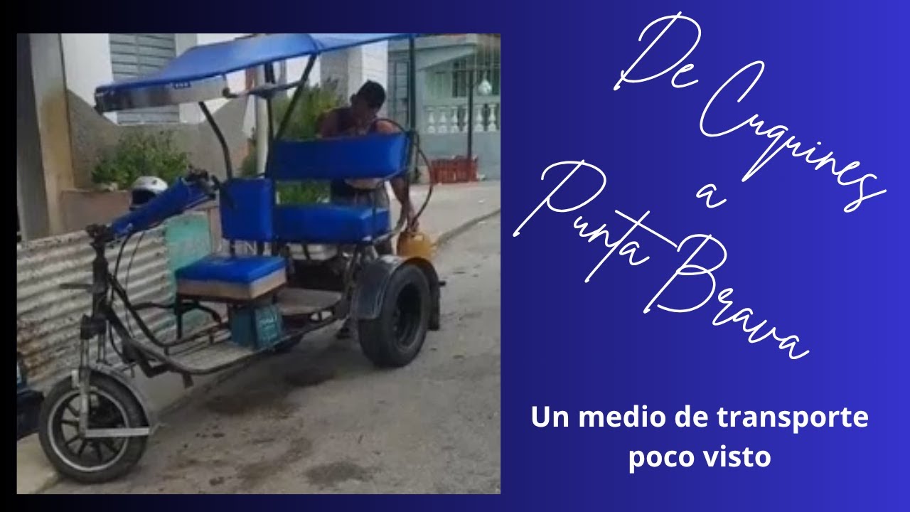 Salida al pueblo de Punta Brava en un peculiar vehículo