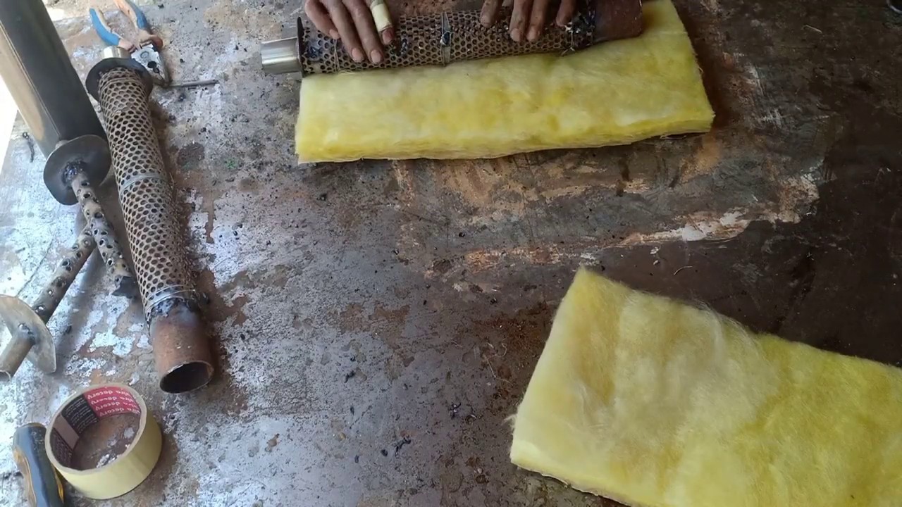 طريقة صناعة شكمان كاتم صوت الموتوسيكل بخامات بسيطة