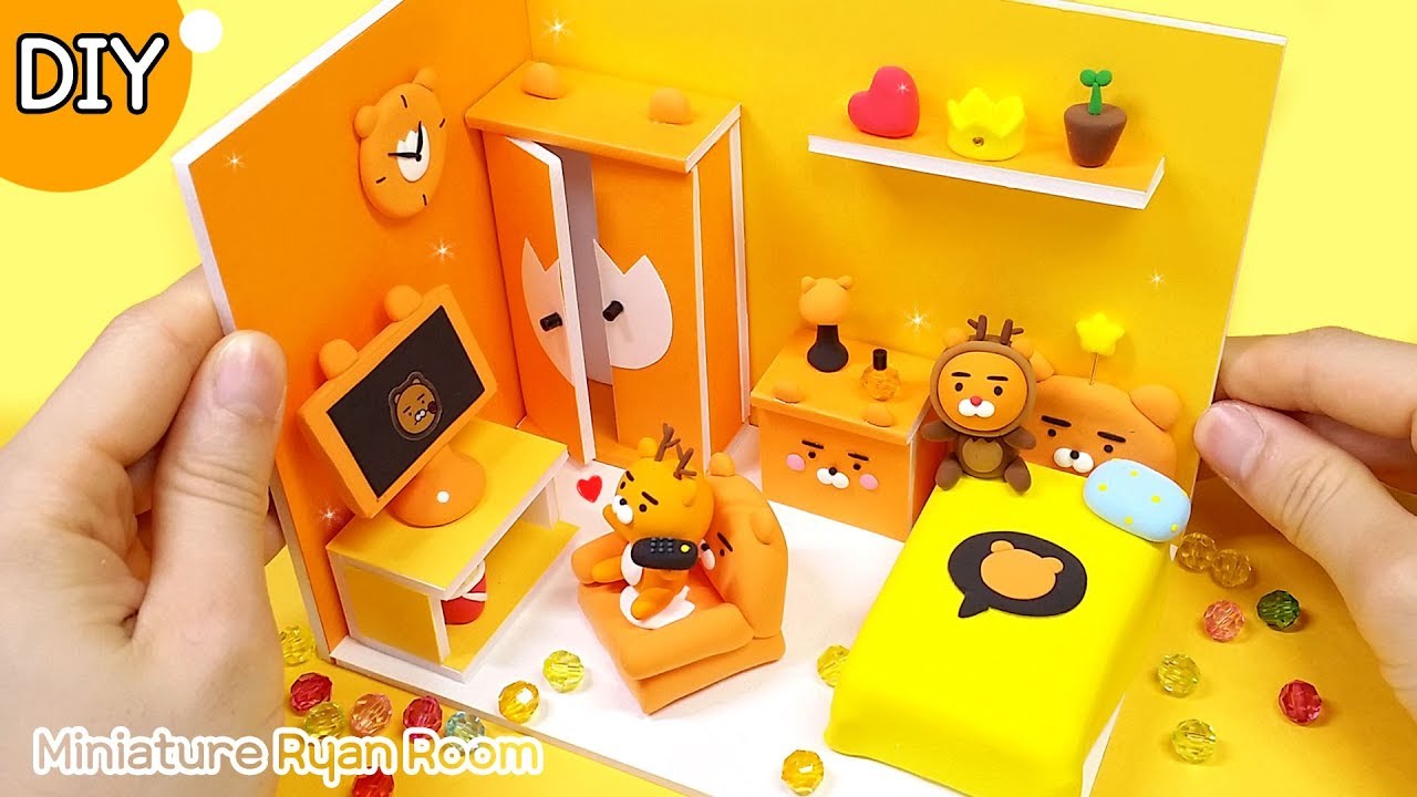 [Miniature Room] 롸~롸롸라이언이 한가득!! 미니어쳐 라이언 방 만들기 ｜ 희꽁 만들기