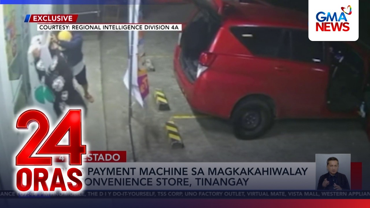 Bills payment machine sa magkakahiwalay sa convenience store, tinangay | 24 Oras