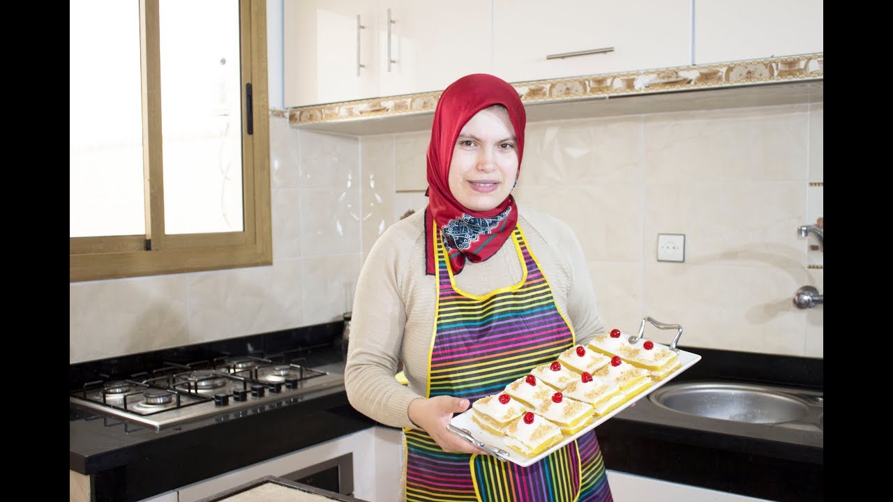 لقمة الباشة بطريقة سهلة ومبسطة / حلوة تركية مشهورة باردة بدون فرن /halawiyate khadija