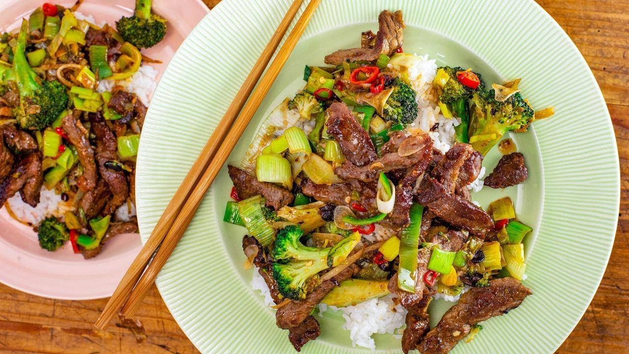 How To Make Chinese Beef and Broccoli with Black Bean Sauce By Rachael