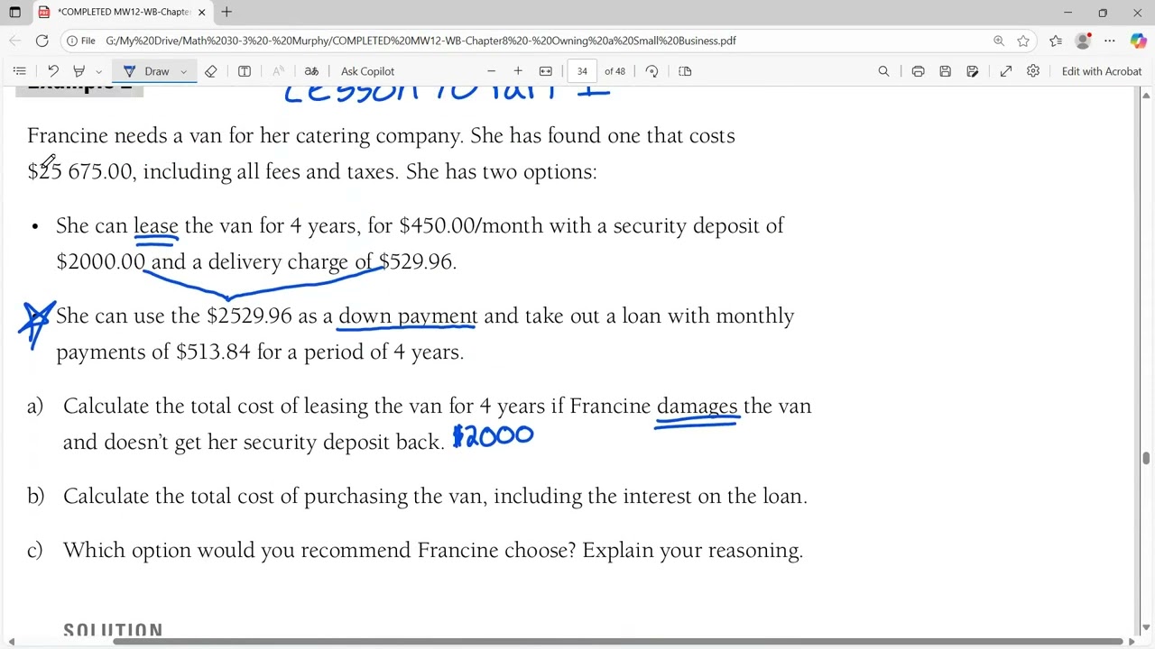 Small Business Lesson 10 Part 1