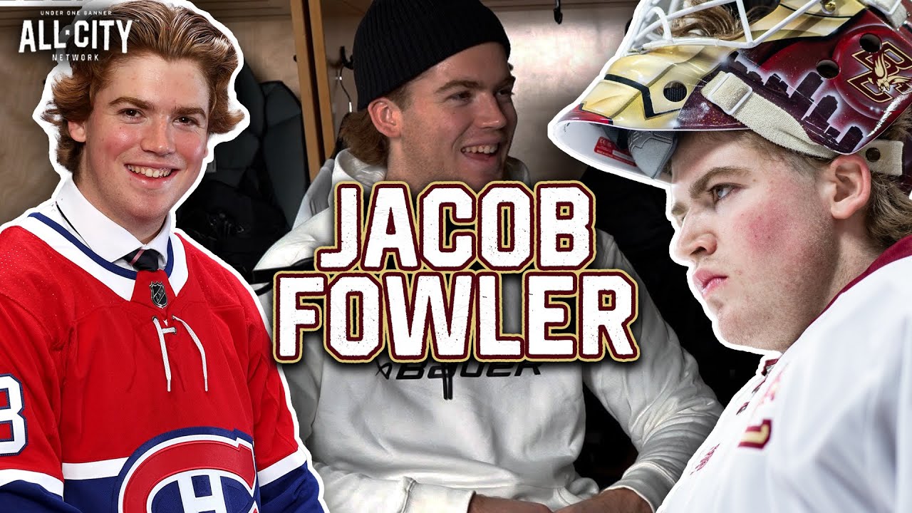 Canadiens prospect Jacob Fowler on the Beanpot, why he had to be a goalie