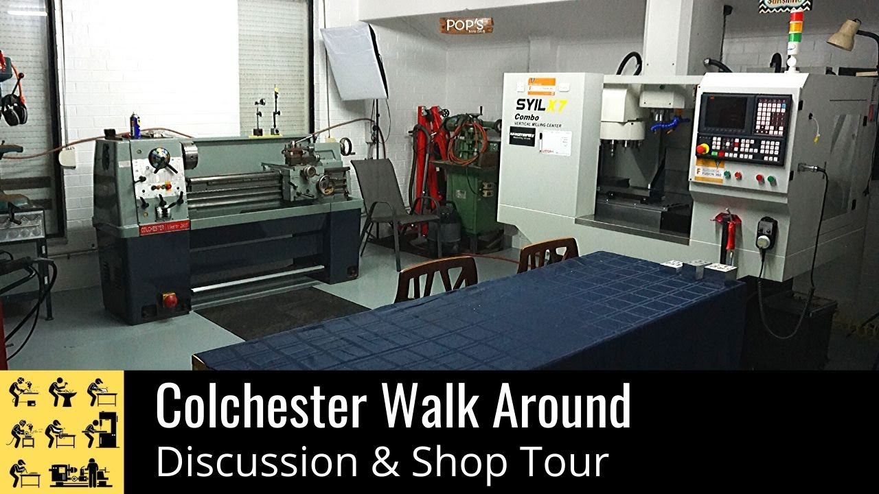 Colchester Master Lathe & Shop Tour