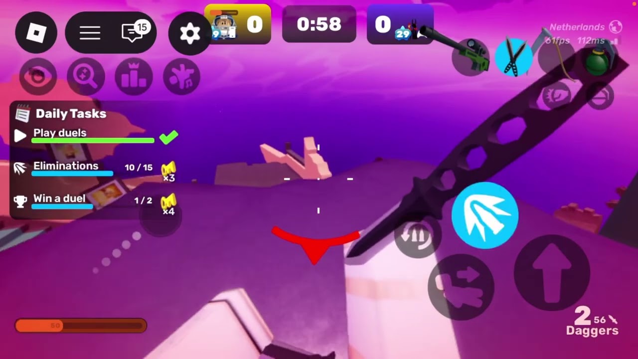 Playing Roblox on rivals