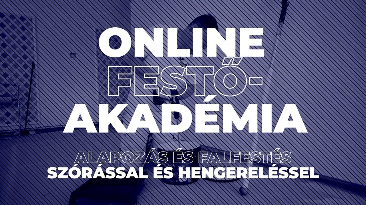 Héra Beltéri Falfesték szórással-Héra Supet Matt hengereléssel | Online Festőakadémia 3.évad 1.rész