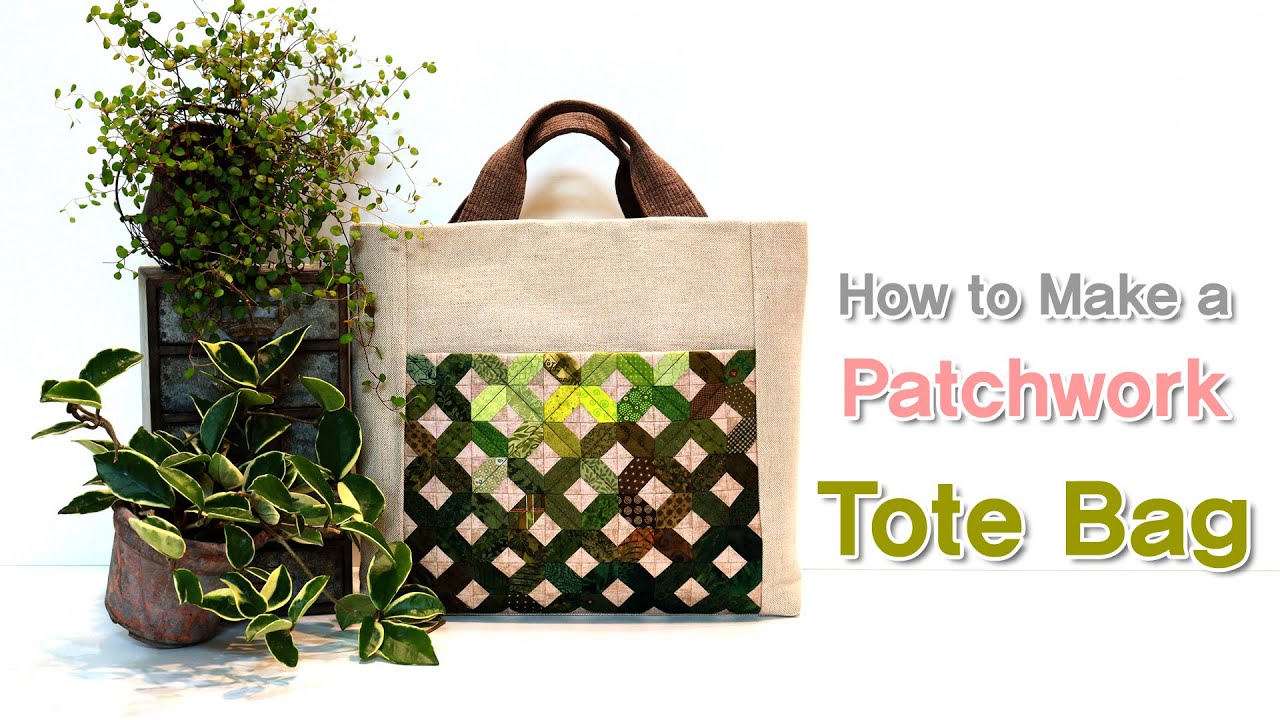 How to Make a Patchwork Tote Bag I 린넨 토드 백 만들기