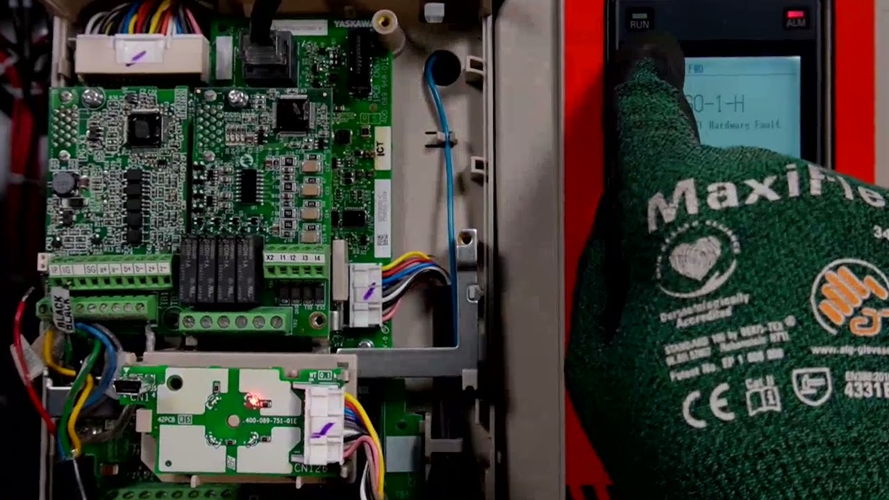 IMPULSE® •Series 5 AC Variable Frequency Drives: Diagnosing a PGO 1 H Fault | CMCO