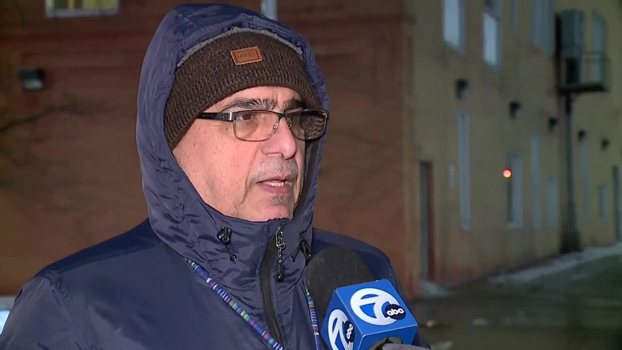 Ahmad Nassar speaks on burst pipe at building