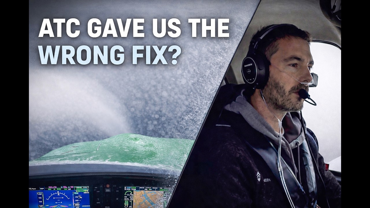 Unexpected ATC Instructions | Real IFR Mountain Departure into Icing