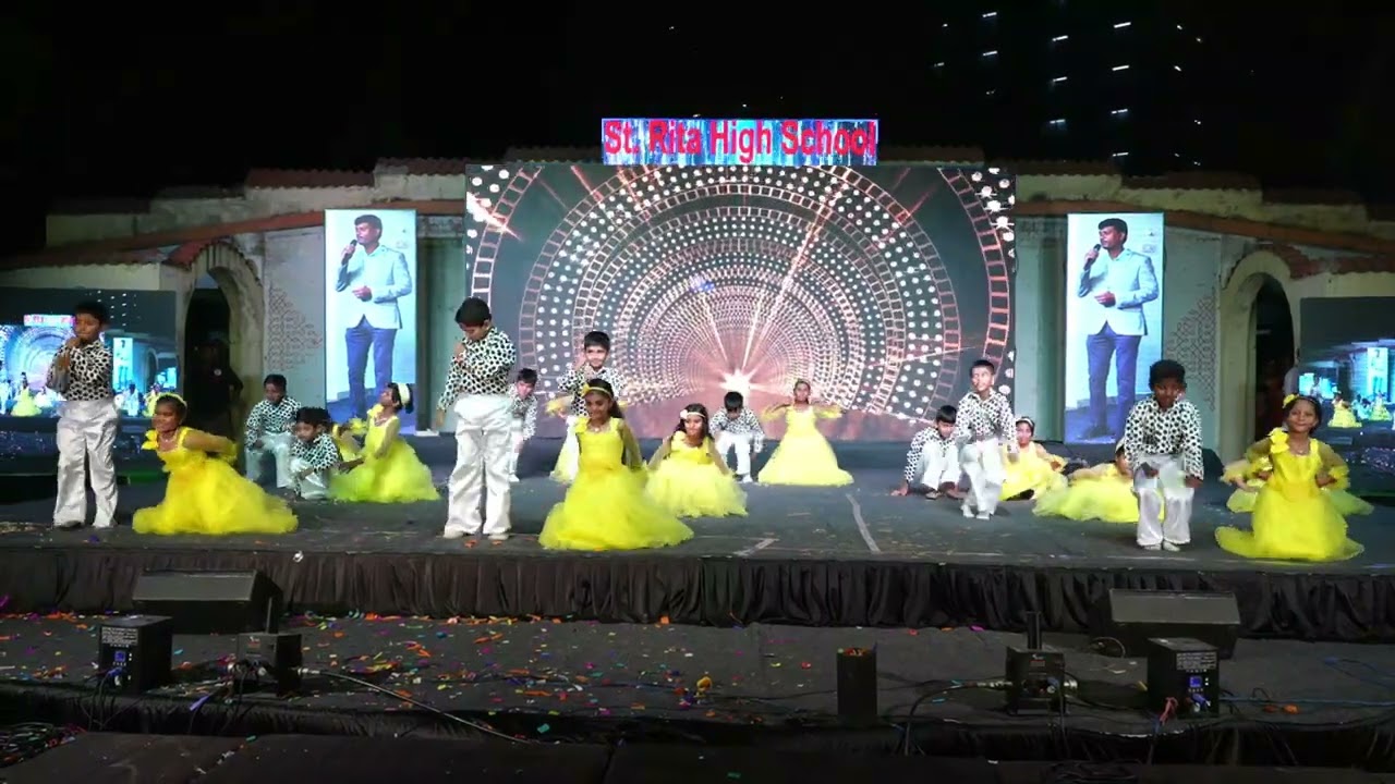 Retro Hindi Songs Cultural Dance, Annual Day - St. Rita HS, New Hafeezpet