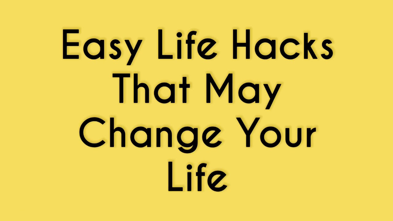 Simple Life Hacks | Yellow Grin🌅