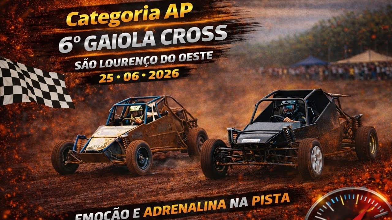 6º Gaiola Cross - Categoria AP  – São Lourenço do Oeste - 25/01/2026