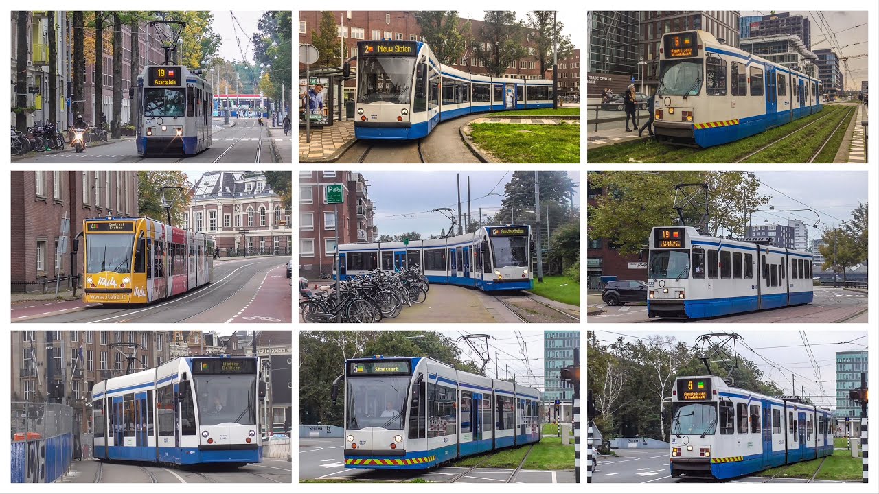 Omleidingen bij de Amsterdamse Tram tijdens de TCS Amsterdam Marathon 2019