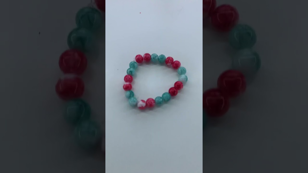 All my red bracelets! 