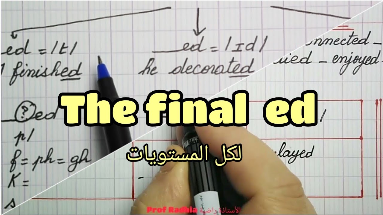 the final ed pronunciation