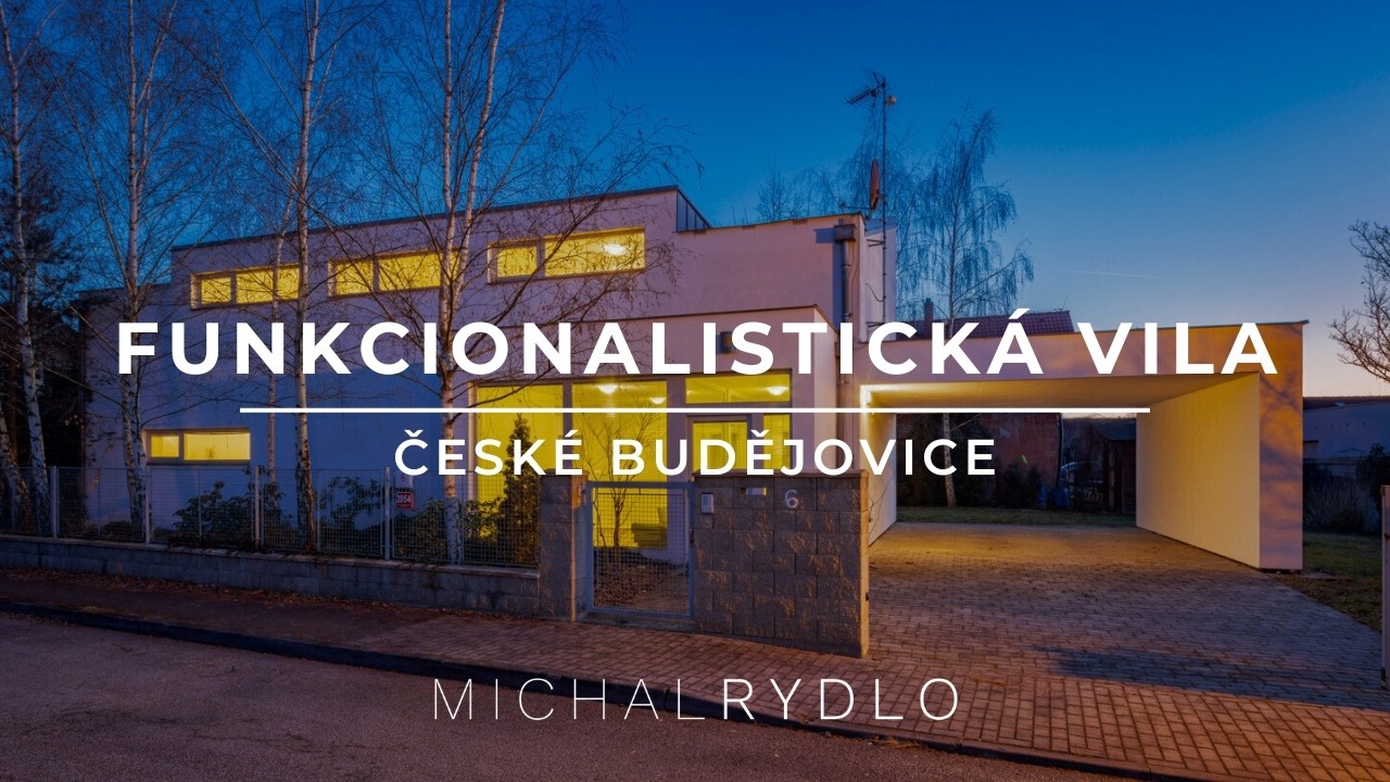 Funkcionalistická vila - České Budějovice  | Ing. Michal Rydlo - realitní makléř