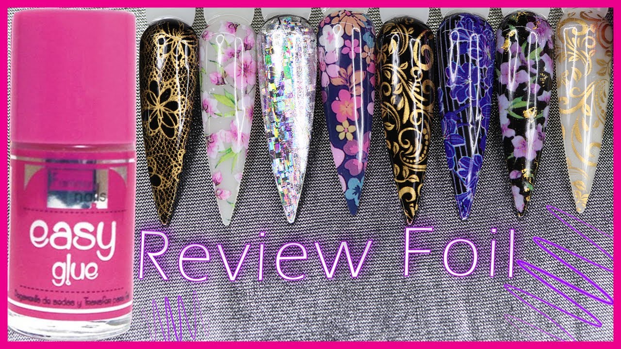 Aplicación de Foil con Easy Glue de Fantasy Nails | #IraisNails