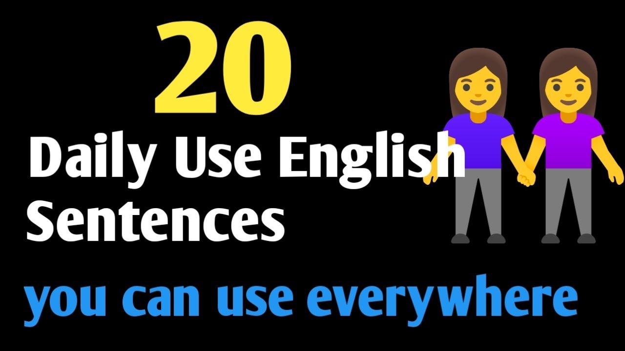 20 Daily Use English Sentences | बच्चों के लिए आसान English वाक्य | @Meansmeaning 