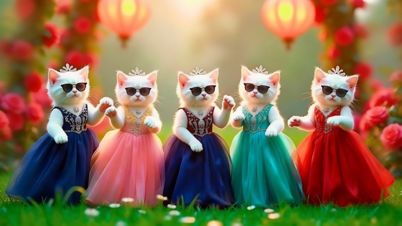 Cutest ai Cat videos funny dance🤣💃Dance Videos for cats 