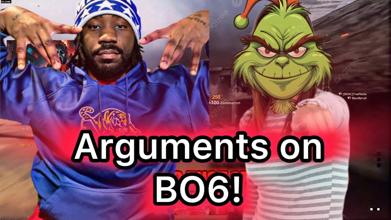 HILARIOUS ARGUMENTS! COD BO6! TRAE FLOCKA VS MS ATTITUDE NASTY! #BOKC #GOMFSFB