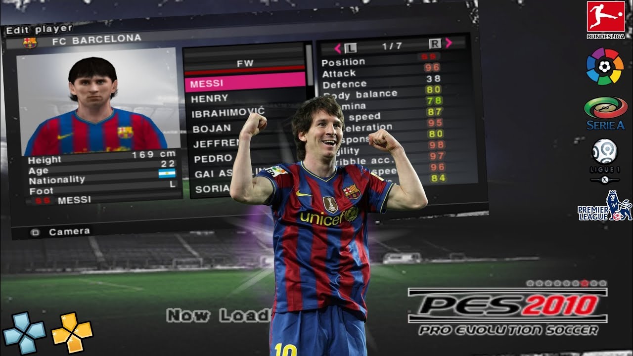 Скачать полную лицензию PES 2010 для PSP/PPSSPP
