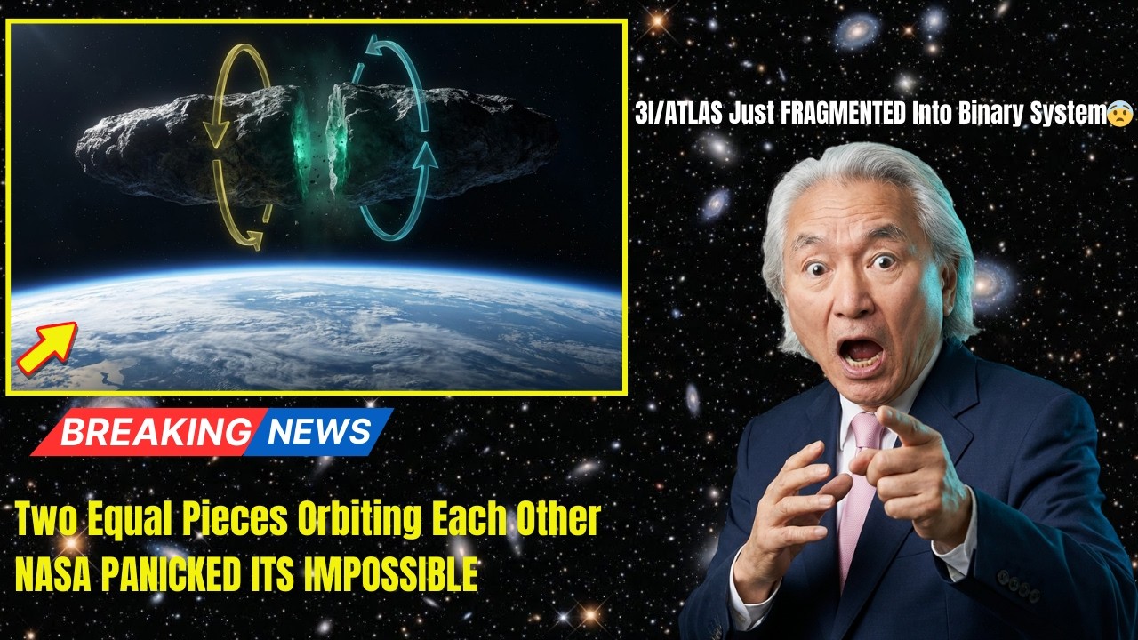 3I/ATLAS Just FRAGMENTED Into Binary System — Two Equal Pieces Orbiting Each Other | Michio Kaku