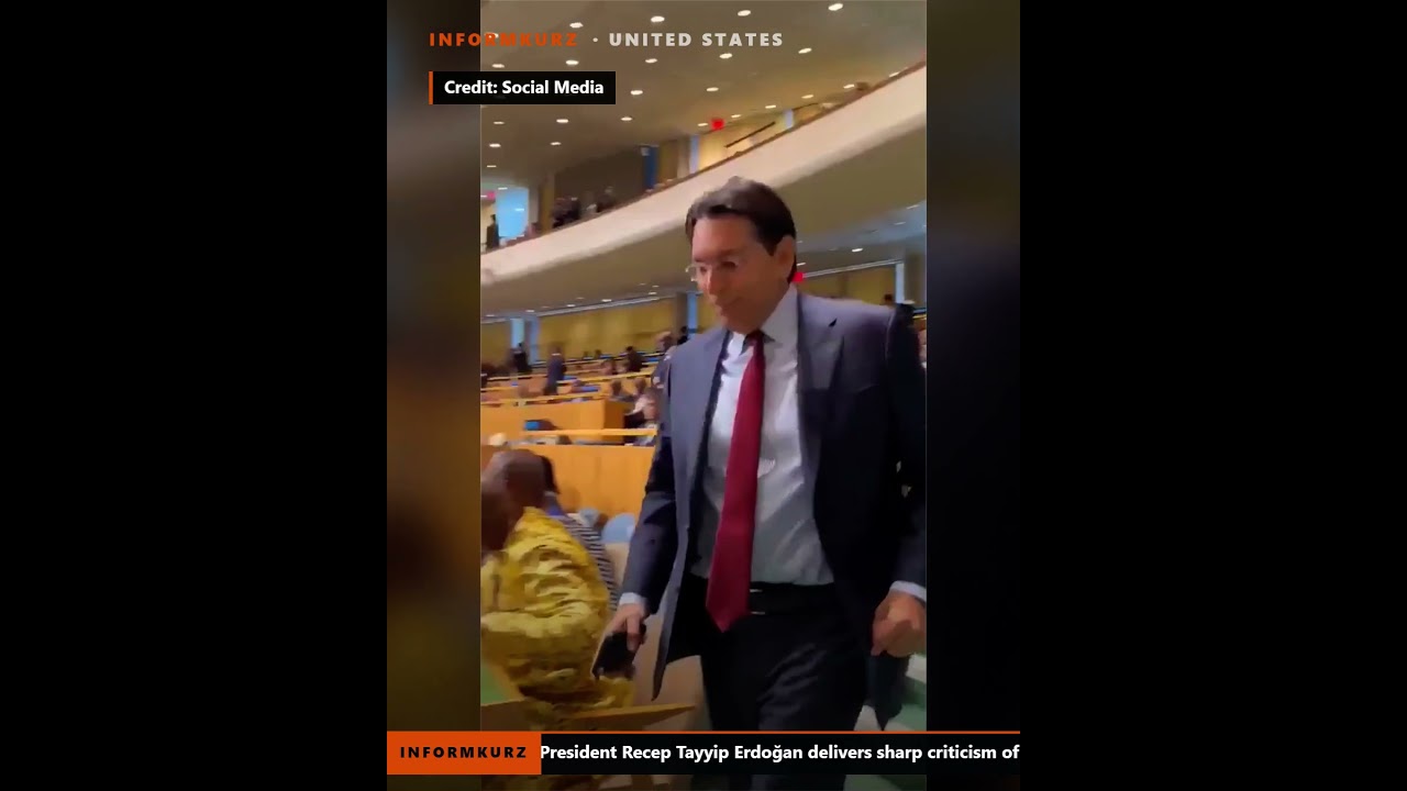 Israeli Delegation Walks Out During Erdoğan&rsquo;s Gaza Remarks at UN