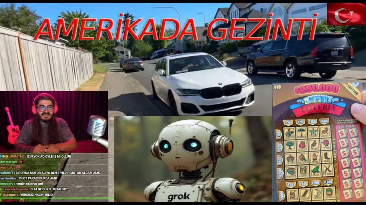 KENDİNE MÜZİSYEN AMERİKA DA GEZİYOR / GROK LA SOHBET / KAZI KAZAN