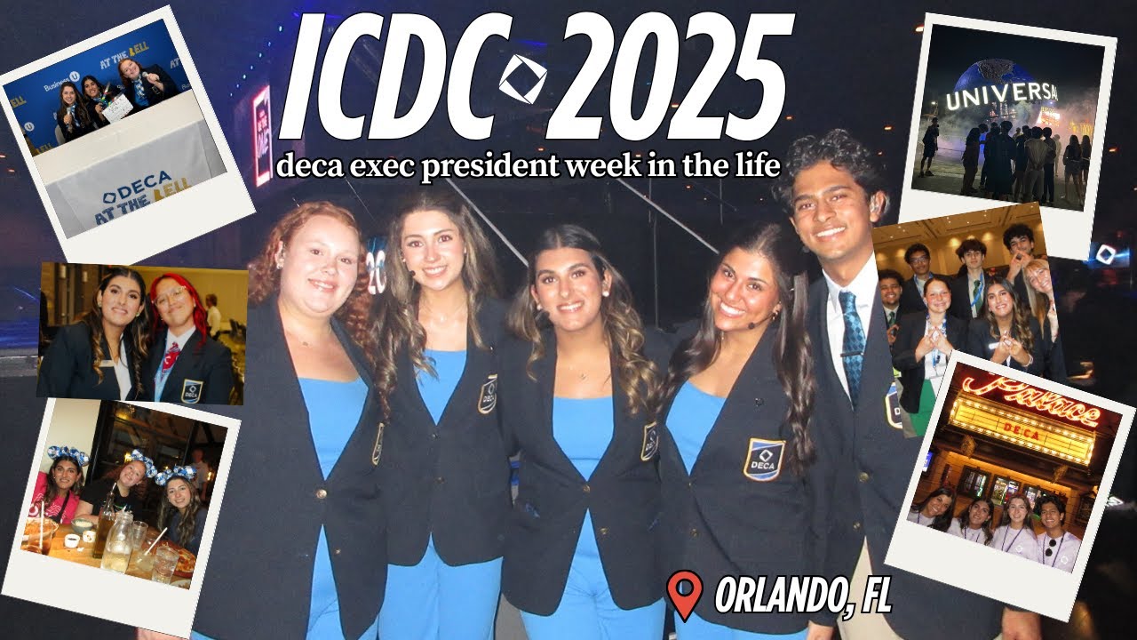 DECA ICDC 2025 VLOG | speaking in front of 26,000 people, week in the life, universal