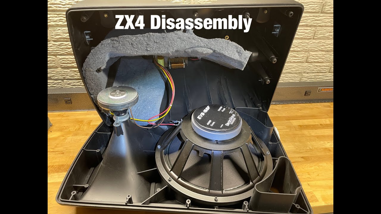 Разборка динамика EV ZX4
